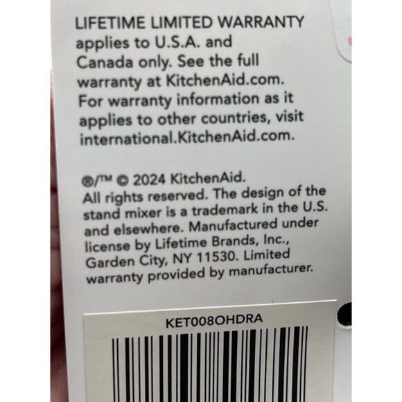 KitchenAid Pink Potato & Veg. Masher W/Stainless Steel Head & Soft-Grip Handle - Picture 3 of 3